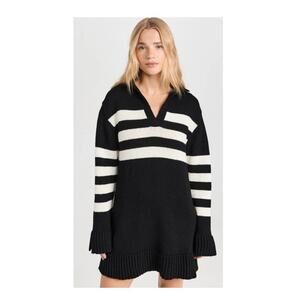 Ciao Lucia Martine Sweater Black Stripped size L
